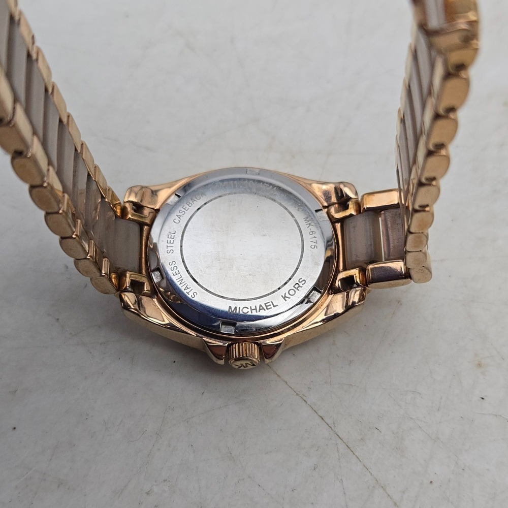 Michael Kors Chronograph Women's Mini Blair Rose Gold Tone Watch MK6175 - Picture 10 of 16